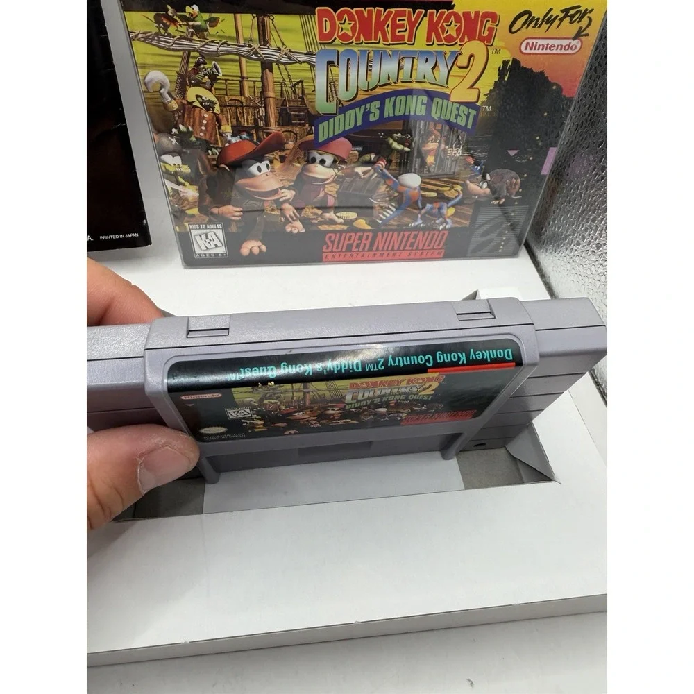 Donkey Kong Country 2 Diddy's Kong Quest SNES CIB Tested Complete Fast Shipping